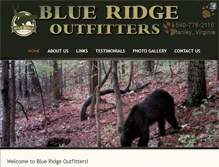 Tablet Screenshot of blueridgeoutfittersva.com